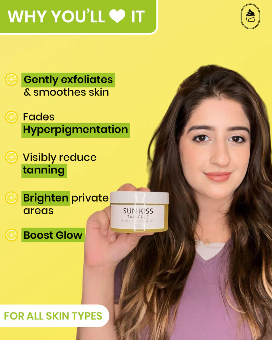 Hadaf Sun Kiss Tan-Free Body Polish Buff